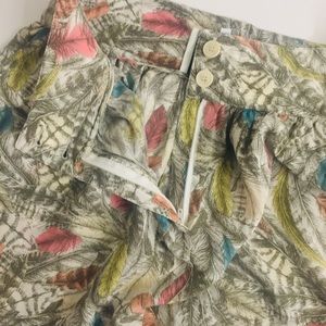 MINI Skirt feathers pastel colors